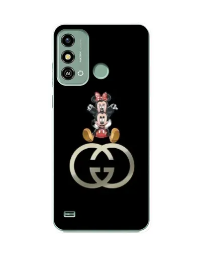 Чохол для ZTE Blade A53 з картинкою «Мінні Маус на лого»