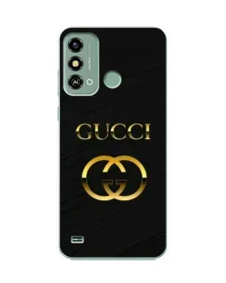 Чохол для ZTE Blade A53 з картинкою «Золотий логотип Gucci»