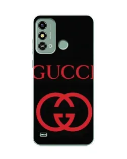 Чохол для ZTE Blade A53 з картинкою «Gucci — червоний логотип»