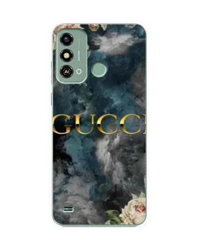 Чохол для ZTE Blade A53 з картинкою «Абстрактні квіти Gucci»