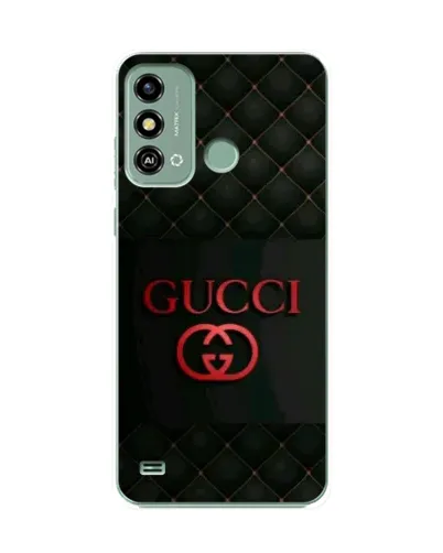 Чохол для ZTE Blade A53 з картинкою «Gucci — стьобаний чорний»