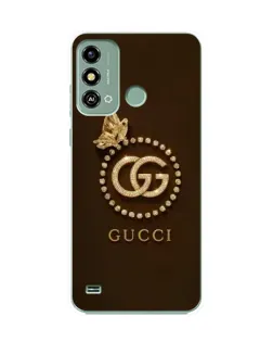 Чохол для ZTE Blade A53 з картинкою «Gucci — золотий метелик»