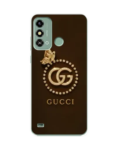 Чохол для ZTE Blade A53 з картинкою «Gucci — золотий метелик»