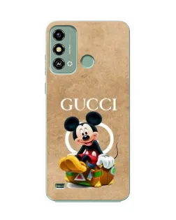 Чохол для ZTE Blade A53 з картинкою «Міккі Маус Gucci — крафт»