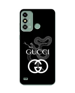 Чохол для ZTE Blade A53 з картинкою «Gucci — срібна змія»