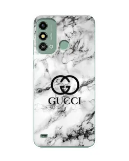 Чохол для ZTE Blade A53 з картинкою «Gucci — мармуровий шик»