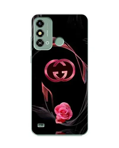 Чохол для ZTE Blade A53 з картинкою «Gucci — неонова троянда»