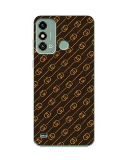 Чохол для ZTE Blade A53 з картинкою «Gucci — золоті діагоналі»