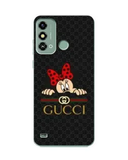 Чохол для ZTE Blade A53 з картинкою «Мінні Маус Gucci — чорний»