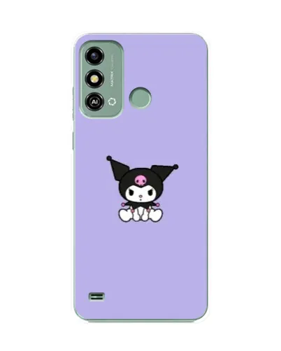 Чехол для ZTE Blade A53 с картинкой «Kuromi — фиолетовый минимализм» Чехол для ZTE Blade A53 с картинкой «Kuromi — фиолетовый минимализм»