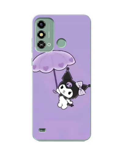 Чехол для ZTE Blade A53 с картинкой «Kuromi с зонтиком» Чехол для ZTE Blade A53 с картинкой «Kuromi с зонтиком»