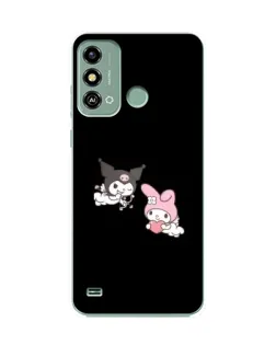 Чехол для ZTE Blade A53 с картинкой «My Melody и Kuromi»