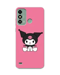 Чехол для ZTE Blade A53 с картинкой «Хмурая Kuromi»