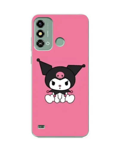Чехол для ZTE Blade A53 с картинкой «Хмурая Kuromi» Чехол для ZTE Blade A53 с картинкой «Хмурая Kuromi»