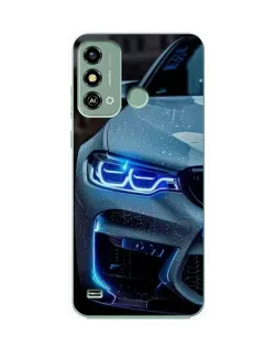 Чохол для ZTE Blade A53 з картинкою «Погляд BMW з синіми фарами»