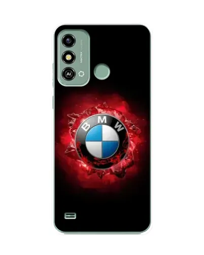Чохол для ZTE Blade A53 з картинкою «Логотип BMW — спалах»