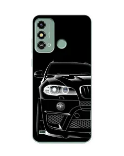 Чохол для ZTE Blade A53 з картинкою «Темний силует BMW»