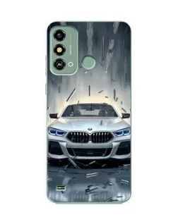 Чохол для ZTE Blade A53 з картинкою «BMW у світлі фар»