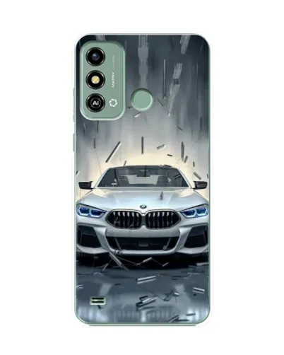 Чохол для ZTE Blade A53 з картинкою «BMW у світлі фар»