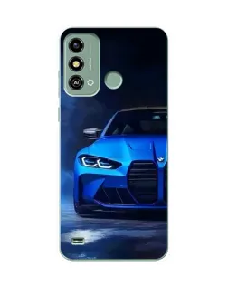 Чохол для ZTE Blade A53 з картинкою «Блакитна BMW M4»