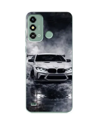 Чохол для ZTE Blade A53 з картинкою «BMW крізь туман»