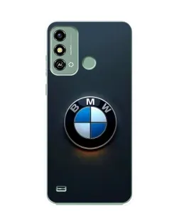 Чохол для ZTE Blade A53 з картинкою «Логотип BMW — мінімалізм»