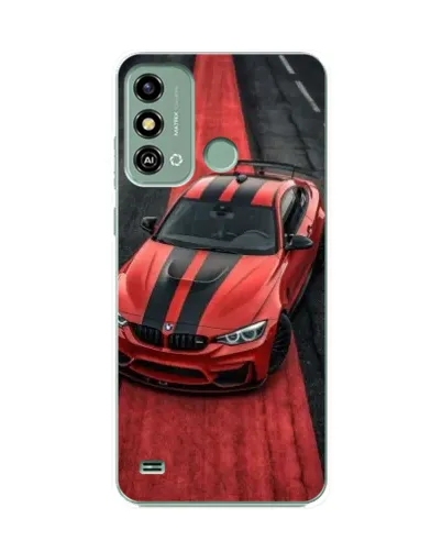 Чохол для ZTE Blade A53 з картинкою «BMW на червоній доріжці»