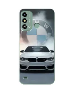 Чохол для ZTE Blade A53 з картинкою «BMW в білому диму»