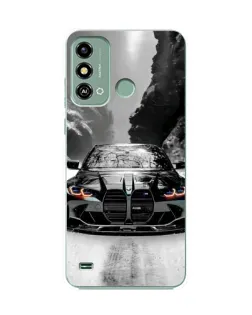 Чохол для ZTE Blade A53 з картинкою «BMW — акварельний дрифт»