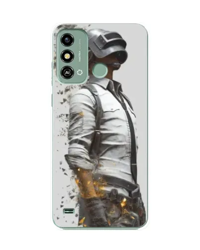 Чехол для ZTE Blade A53 с картинкой «PUBG — боец в пыли» Чехол для ZTE Blade A53 с картинкой «PUBG — боец в пыли»