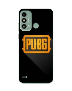 Чехол для ZTE Blade A53 с картинкой «PUBG — рамка лого»