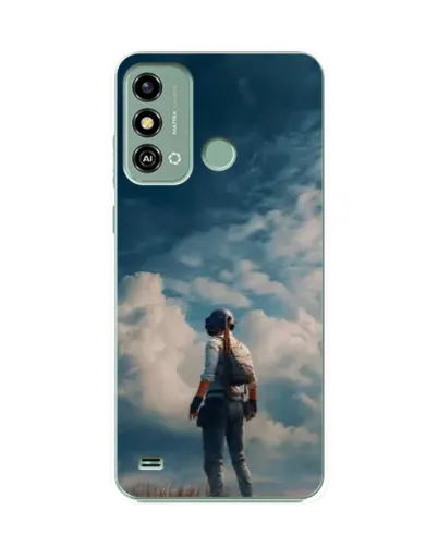 Чехол для ZTE Blade A53 с картинкой «Герой PUBG на скале» Чехол для ZTE Blade A53 с картинкой «Герой PUBG на скале»