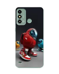 Чехол для ZTE Blade A53 с картинкой «Among Us — 3D стиль»