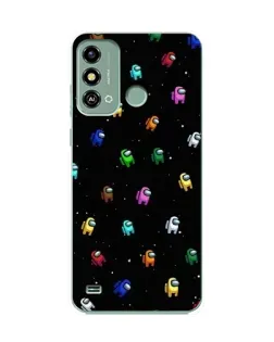 Чехол для ZTE Blade A53 с картинкой «Экипаж Among Us»