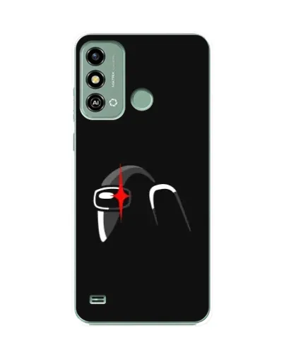 Чехол для ZTE Blade A53 с картинкой «Among Us шлем»