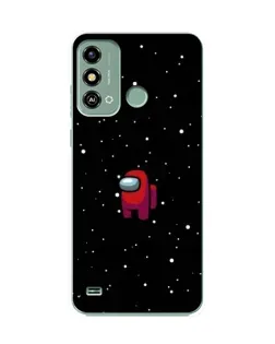 Чехол для ZTE Blade A53 с картинкой «Красный Among Us»