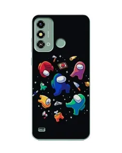 Чехол для ZTE Blade A53 с картинкой «Among Us космос»