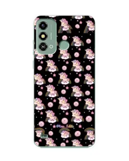 Чехол для ZTE Blade A53 с картинкой «Magic Unicorn паттерн»