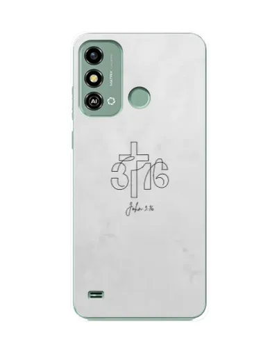Чехол для ZTE Blade A53 с картинкой «Иоанна 3:16 Крест» Чехол для ZTE Blade A53 с картинкой «Иоанна 3:16 Крест»