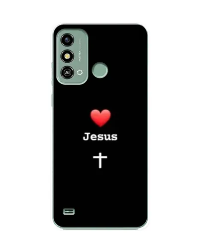 Чехол для ZTE Blade A53 с картинкой «Сердце - Jesus» Чехол для ZTE Blade A53 с картинкой «Сердце - Jesus»