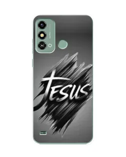 Чехол для ZTE Blade A53 с картинкой «Надпись Jesus Graffiti»