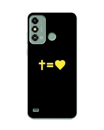 Чехол для ZTE Blade A53 с картинкой «Сердце и Крест» Чехол для ZTE Blade A53 с картинкой «Сердце и Крест»