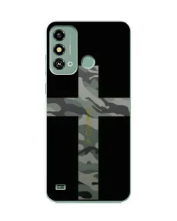 Чехол для ZTE Blade A53 с картинкой «Милитари Крест»