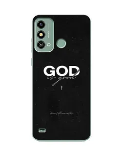 Чехол для ZTE Blade A53 с картинкой «GOD — Бог над всем»
