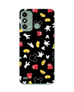 Чехол для ZTE Blade A53 с картинкой «Графический принт лапок»