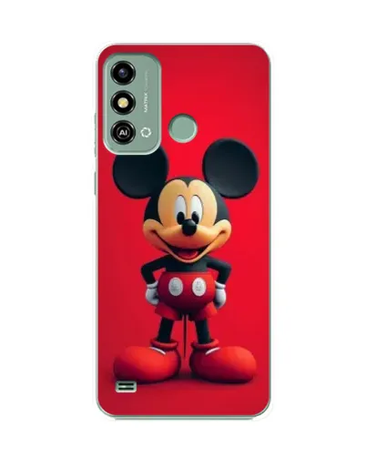 Чехол для ZTE Blade A53 с картинкой «Mickey в полный рост»
