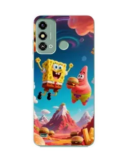 Чохол для ZTE Blade A53 з картинкою «Космічний фастфуд»