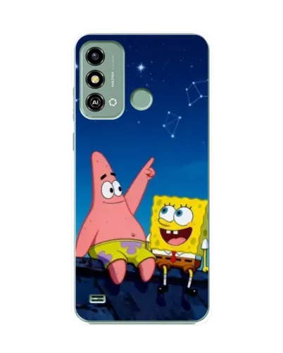 Чохол для ZTE Blade A53 з картинкою «Губка Боб та Патрік вночі» Чохол для ZTE Blade A53 з картинкою «Губка Боб та Патрік вночі»