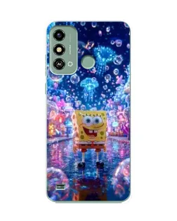 Чохол для ZTE Blade A53 з картинкою «Неоновий океан»