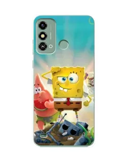 Чохол для ZTE Blade A53 з картинкою «Спанч Боб переможець»